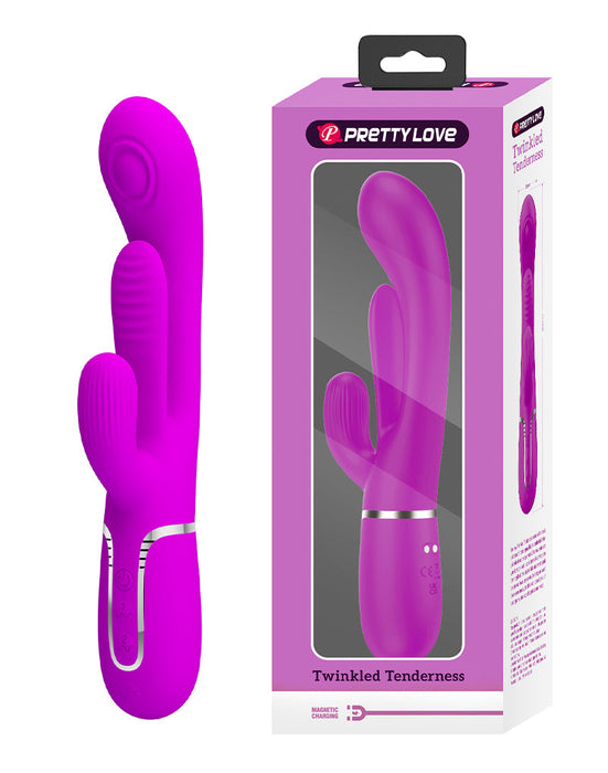 Pretty Love - Shania - Kloppende Rabbit Vibrator - Dieproze-Erotiekvoordeel.nl