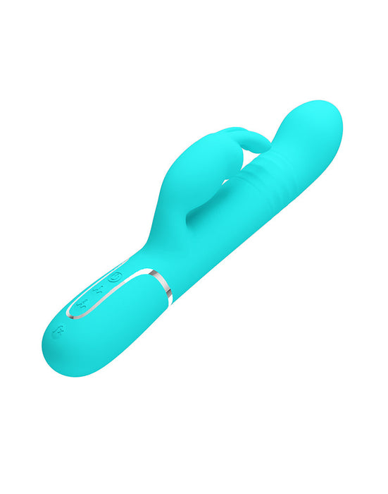 Pretty Love - Coale - Rabbit Vibrator - Turquoise-Erotiekvoordeel.nl