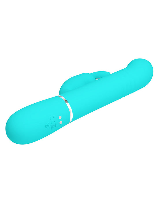 Pretty Love - Coale - Rabbit Vibrator - Turquoise-Erotiekvoordeel.nl