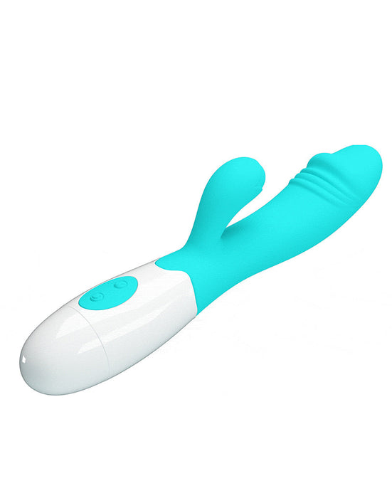 Pretty Love - Snappy - G-Spot Rabbit Vibrator - Turquoise-Erotiekvoordeel.nl