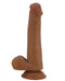 Pretty Love - Tallen - Sliding Skin Realistische Dildo - 22 cm - Bruin-Erotiekvoordeel.nl