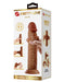 Pretty Love - Keon - Realistische Sliding Skin Dildo - 21,4 cm - Bruin-Erotiekvoordeel.nl