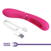 Pretty Love - Romance Lexie - Vibrator met Wiebelend Tongetje - Roze-Erotiekvoordeel.nl