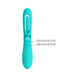 Pretty Love - Romance Lexie - Vibrator met Wiebelend Tongetje - Turquoise-Erotiekvoordeel.nl