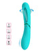 Pretty Love - Romance Lexie - Vibrator met Wiebelend Tongetje - Turquoise-Erotiekvoordeel.nl