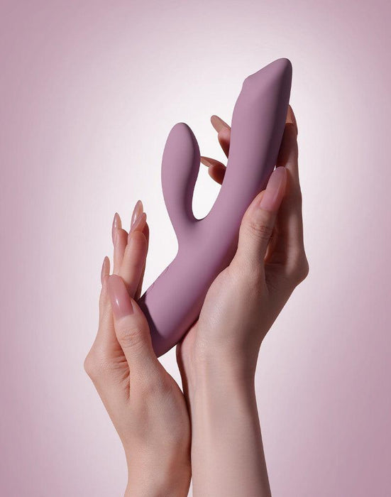 SVAKOM - Trysta Neo - Interactieve Rabbit Vibrator met G-Spot Balletje - Pink-Erotiekvoordeel.nl