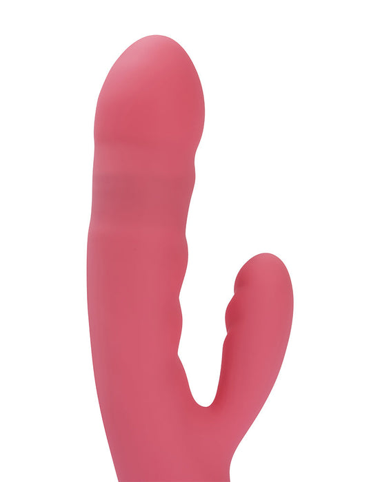 Svakom - Avery - Stotende Rabbit Vibrator - Strawberry Pink-Erotiekvoordeel.nl