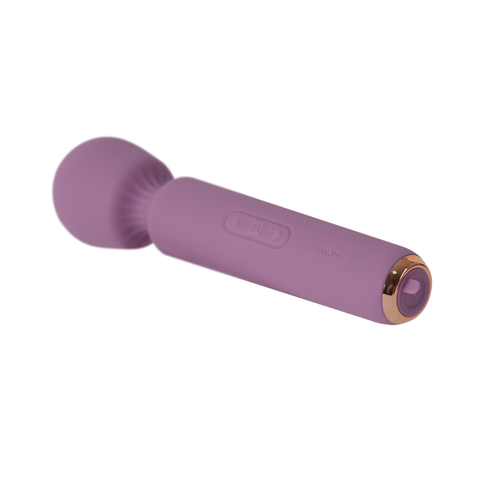 Svakom - Mini Emma Neo - Interactieve Compacte Wand Vibrator - Paars-Erotiekvoordeel.nl