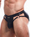 Cut4Men - Sexy Wetlook Jockstrap - Dungeon - Zwart-Erotiekvoordeel.nl