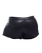 Cut4Men - Sexy Wetlook Minishort - Peekaboo - Zwart-Erotiekvoordeel.nl