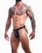 Cut4Men - Sexy Wetlook Jockstrap - Zwart-Erotiekvoordeel.nl