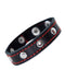 Cut4Men - 2-in-1 Armband & Ballstretcher - PU-Leer - Zwart/Rood-Erotiekvoordeel.nl