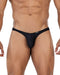 Cut4Men - Sexy Spandex Herenstring - Zwart-Erotiekvoordeel.nl