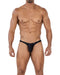 Cut4Men - Sexy Spandex Herenstring - Zwart-Erotiekvoordeel.nl