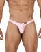 Cut4Men - Sexy Spandex Herenstring - Lichtroze-Erotiekvoordeel.nl