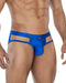 Cut4Men - Spandex Sexy Web Jockstrap - Koningsblauw-Erotiekvoordeel.nl