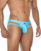 Cut4Men - Spandex Sexy Web Jockstrap - Turquoise-Erotiekvoordeel.nl