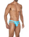 Cut4Men - Spandex Sexy Web Jockstrap - Turquoise-Erotiekvoordeel.nl