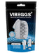 VIBEGGS - Blow Misty - Vibrerende Masturbatie Sleeve èn Vinger Vibrator - Wit-Erotiekvoordeel.nl