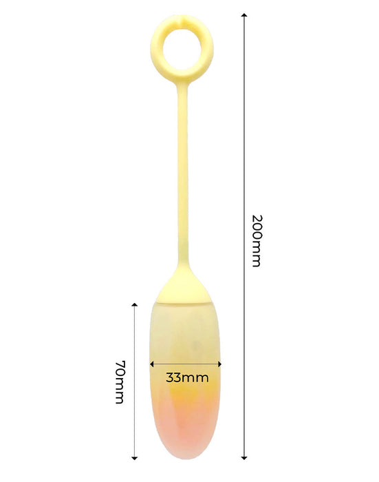 Intoyou - Vibrerend Eitje met App Control - Geel/Oranje-Erotiekvoordeel.nl