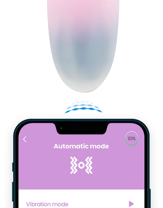 Intoyou - Vibrerend Eitje met App Control - Roze/Blauw-Erotiekvoordeel.nl