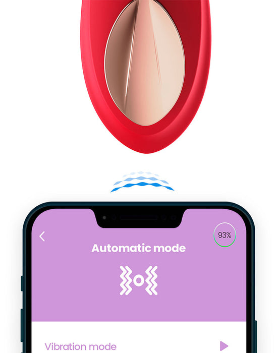 Intoyou - Panty Vibrator - Vibrerend Slipje - Met App Control - Rood-Erotiekvoordeel.nl