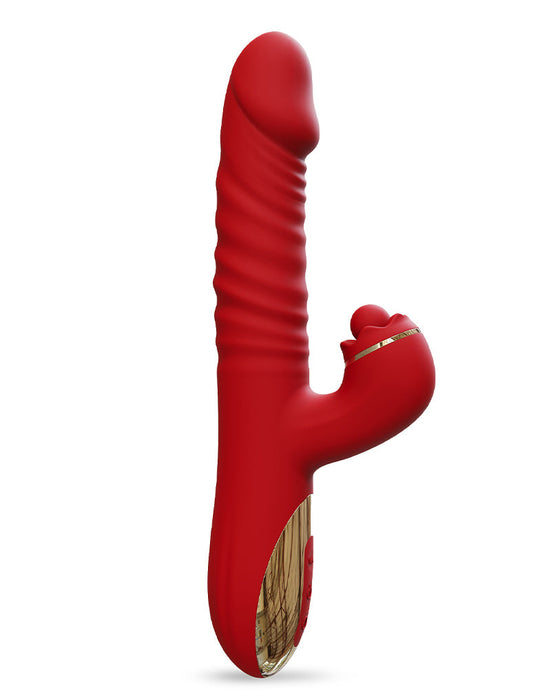 Intoyou - Ascen - Rabbit Vibrator - Stotende en Oscillerende Rabbit Vibrator met App Control - Rood-Erotiekvoordeel.nl