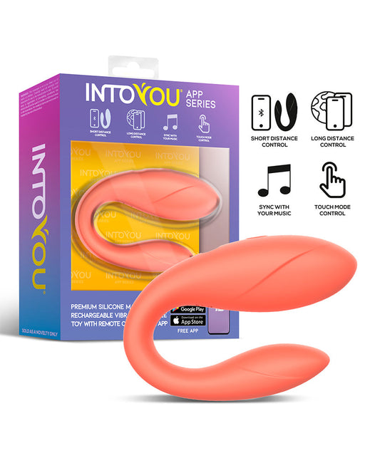 Intoyou - Partner Vibrator met App Control - Koraal-Erotiekvoordeel.nl