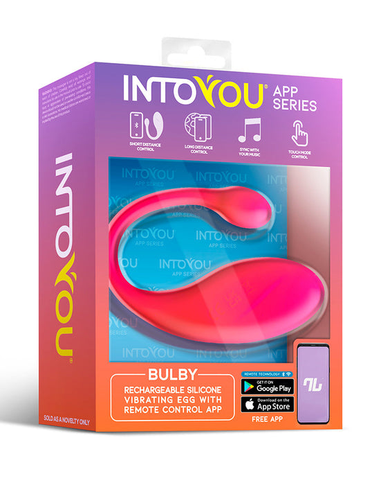 Intoyou - Bulby - Vibrerend Ei met App - Diep Roze-Erotiekvoordeel.nl