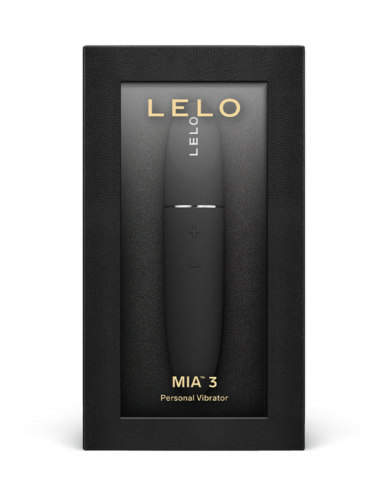 LELO - Mia 3 - Pucker Up - Lipstick Vibrator - Zwart-Erotiekvoordeel.nl