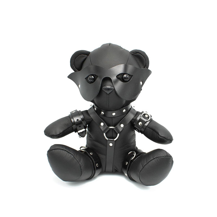 Kiotos Leather - EDDY de BDSM Teddybeer - Black Blindfold - Leder-Erotiekvoordeel.nl