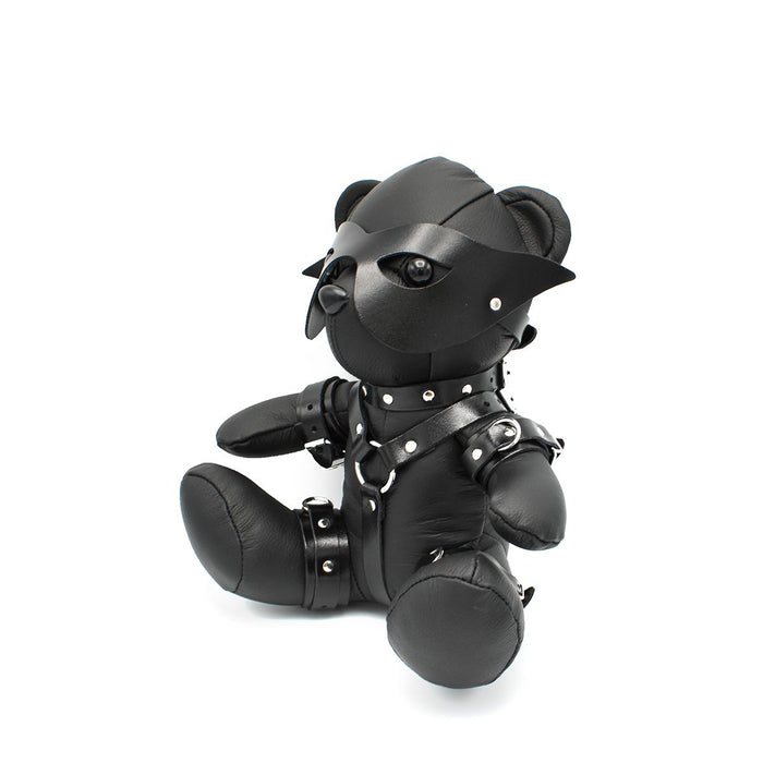 Kiotos Leather - EDDY de BDSM Teddybeer - Black Blindfold - Leder-Erotiekvoordeel.nl