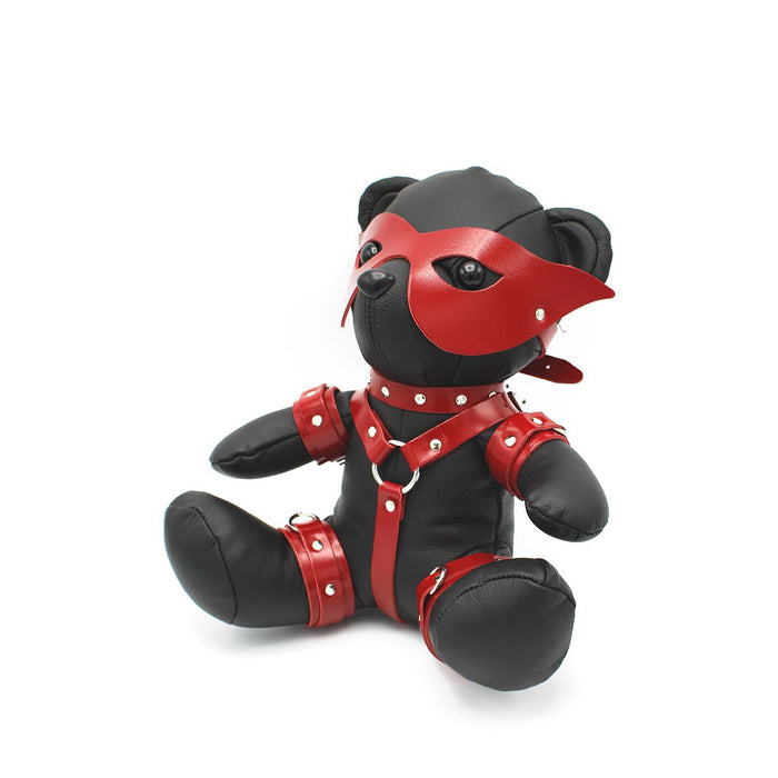 Kiotos Leather - EDDY de BDSM Teddybeer - Red Spankee - Leder-Erotiekvoordeel.nl