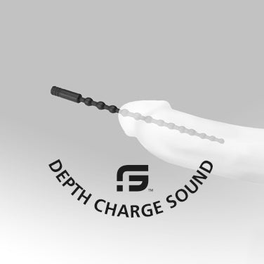 Sport Fucker - Depth Charge Sound - Dilator - Lange Plasbuisplug - Grijs-Erotiekvoordeel.nl