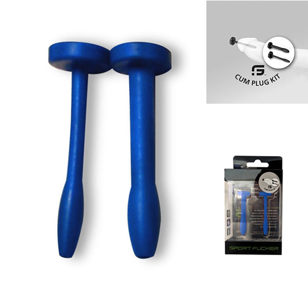 Sport Fucker - Cum Play Kit Spermstoppers - Siliconen - Blauw-Erotiekvoordeel.nl