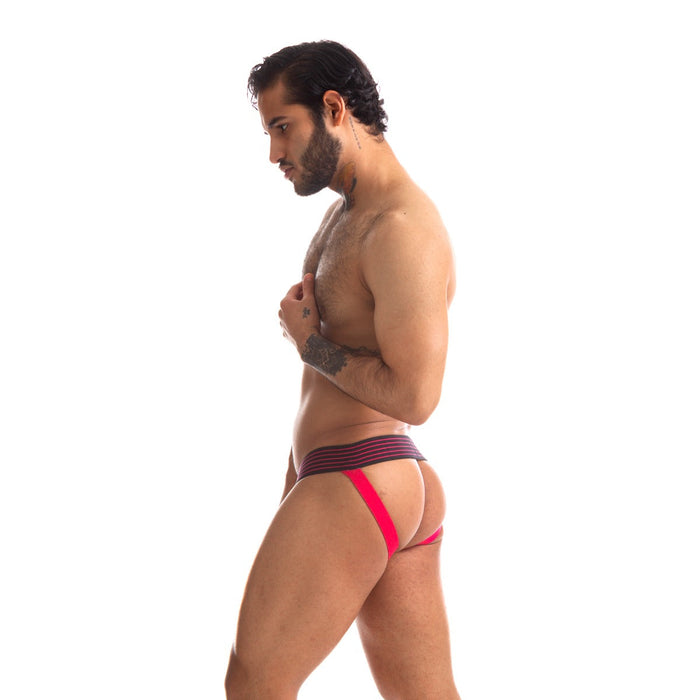 665 - Rally Jockstrap -Verkrijgbaar in 5 maten - Zwart/Rood