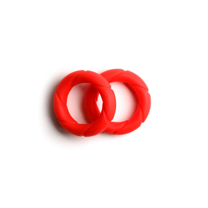 Sport Fucker - Ready Rings - 2 stuks - Rood-Erotiekvoordeel.nl