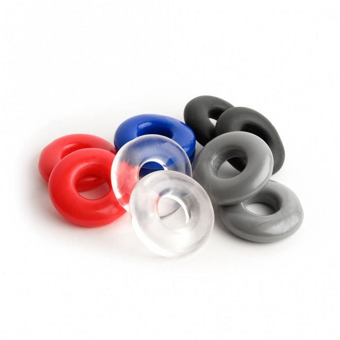 Sport Fucker - Stacker Rings - 2 stuks - Blauw-Erotiekvoordeel.nl