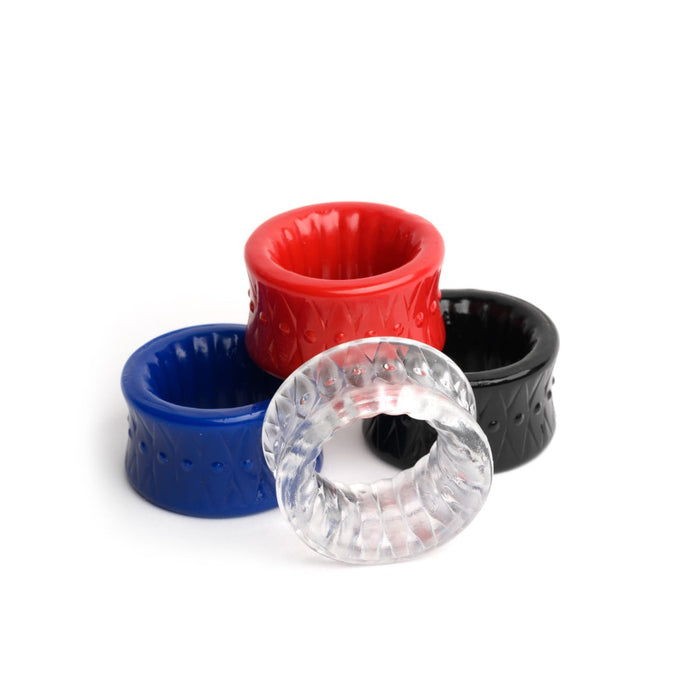 Sport Fucker - Low Stack - Reversible Ball Stretcher - Blauw-Erotiekvoordeel.nl