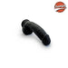 Champs - Bobby Dual Density Dildo - 15 cm - Zwart-Erotiekvoordeel.nl