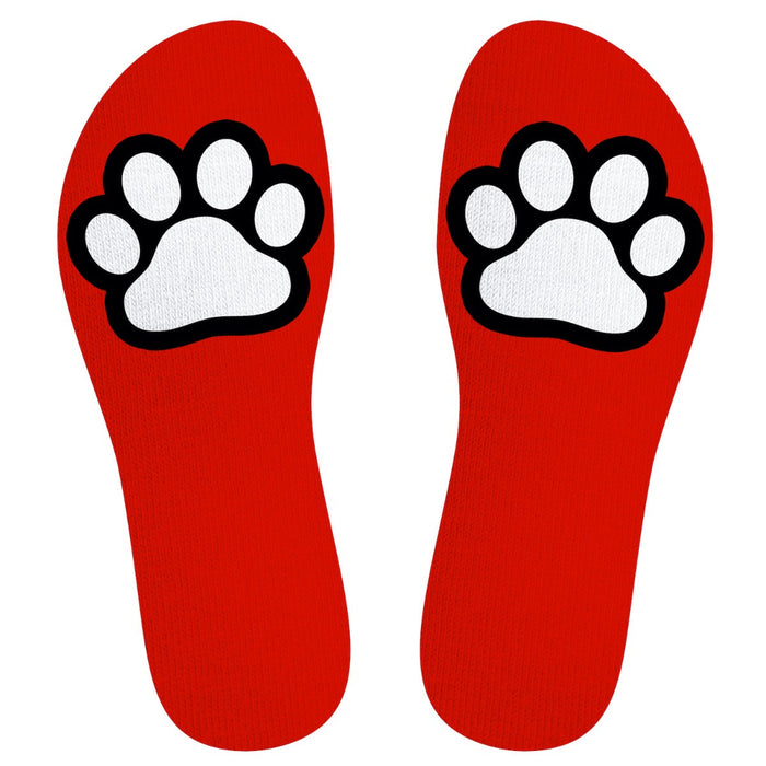 SneakXX - Sneaker Sokken PAW - Rood-Erotiekvoordeel.nl