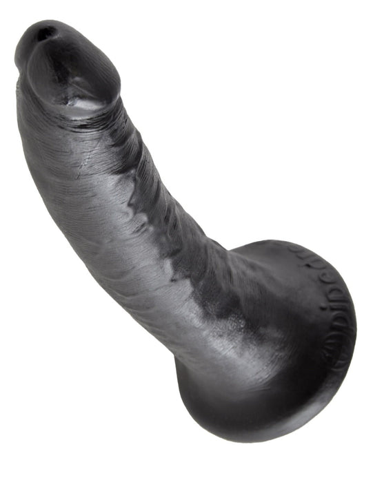 Pipedream - King Cock - Dildo - 18 cm - Zwart-Erotiekvoordeel.nl