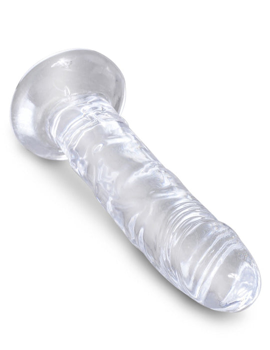 Pipedream - King Cock - Dildo - 15 cm - Transparant-Erotiekvoordeel.nl