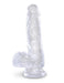 Pipedream - King Cock - Dildo met Balzak - 15 cm - Transparant-Erotiekvoordeel.nl