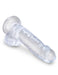 Pipedream - King Cock - Dildo met Balzak - 18 cm - Transparant-Erotiekvoordeel.nl