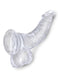 Pipedream - King Cock - Dildo met Balzak - 19 cm - Transparant-Erotiekvoordeel.nl