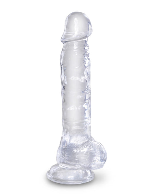 Pipedream - King Cock - Dildo met Balzak - 20,5 cm - Transparant-Erotiekvoordeel.nl