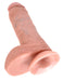 Pipedream - King Cock - Dildo met Balzak - 20,5 cm - Lichte Huidskleur-Erotiekvoordeel.nl