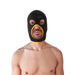 Brutus - Neoprene Face Fucker Hood - Met Oogopeningen - Zwart/Geel-Erotiekvoordeel.nl