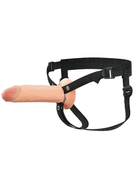 Pipedream - Fantasy X-Tensions - Strap-on met Holle Dildo - 20 cm - Lichte Huidskleur-Erotiekvoordeel.nl